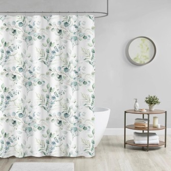 Shower Curtain Eucalyptus 180 x 200 cm