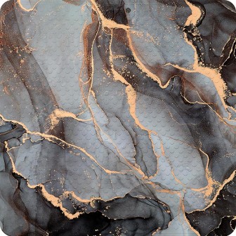 Bath Mat Marble Abstract 53 x 53 cm