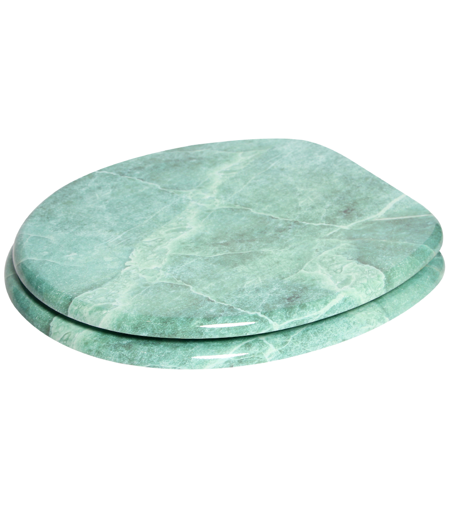 Soft Close Toilet Seat Marble Green-A505957