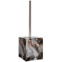 Toilet Brush and Holder Marble Abstract