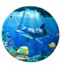 Bath Rug round Dolphin Ø 80 cm