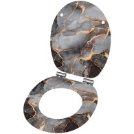 3 Piece Bathroom Set Marble Abstakt