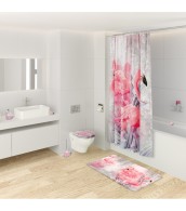 Shower Curtain Flamingo 180 x 200 cm