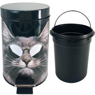 Bathroom Bin Cool Cat 3 Litres