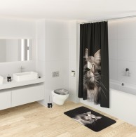 3 Piece Bathroom Set Cool Cat