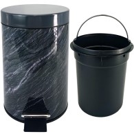 Bathroom Bin Granite 3 Litres