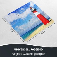 Bath Mat Lighthouse 53 x 53 cm