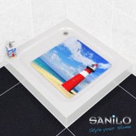 Bath Mat Lighthouse 53 x 53 cm