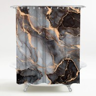 Shower Curtain Marble Abstract 180 x 200 cm