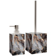 Bathroom Set Marble Abstract